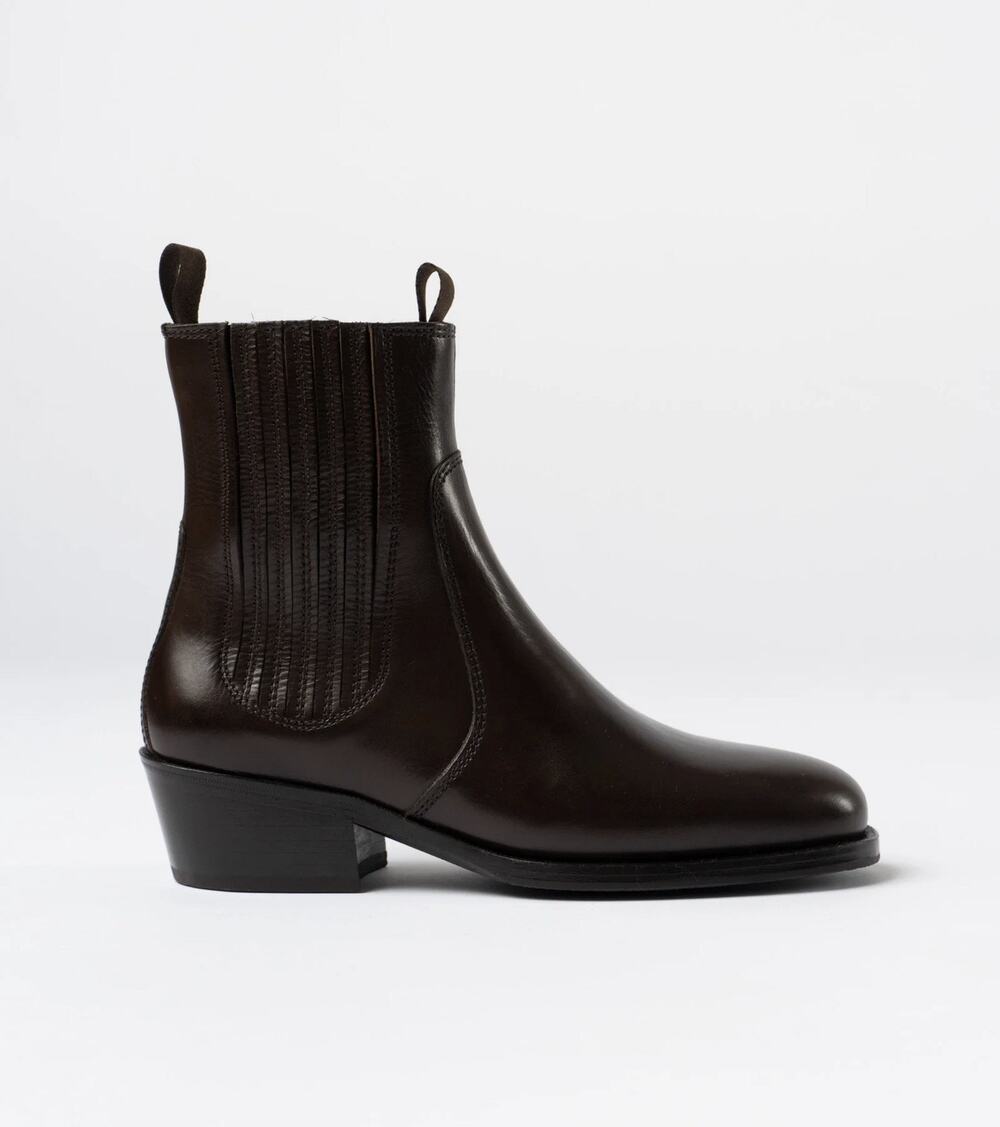 NIB Lemaire Chelsea Boots In Teck Leather - 38